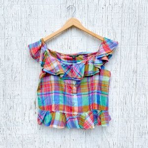 Lauren Ralph Lauren Plaid Top